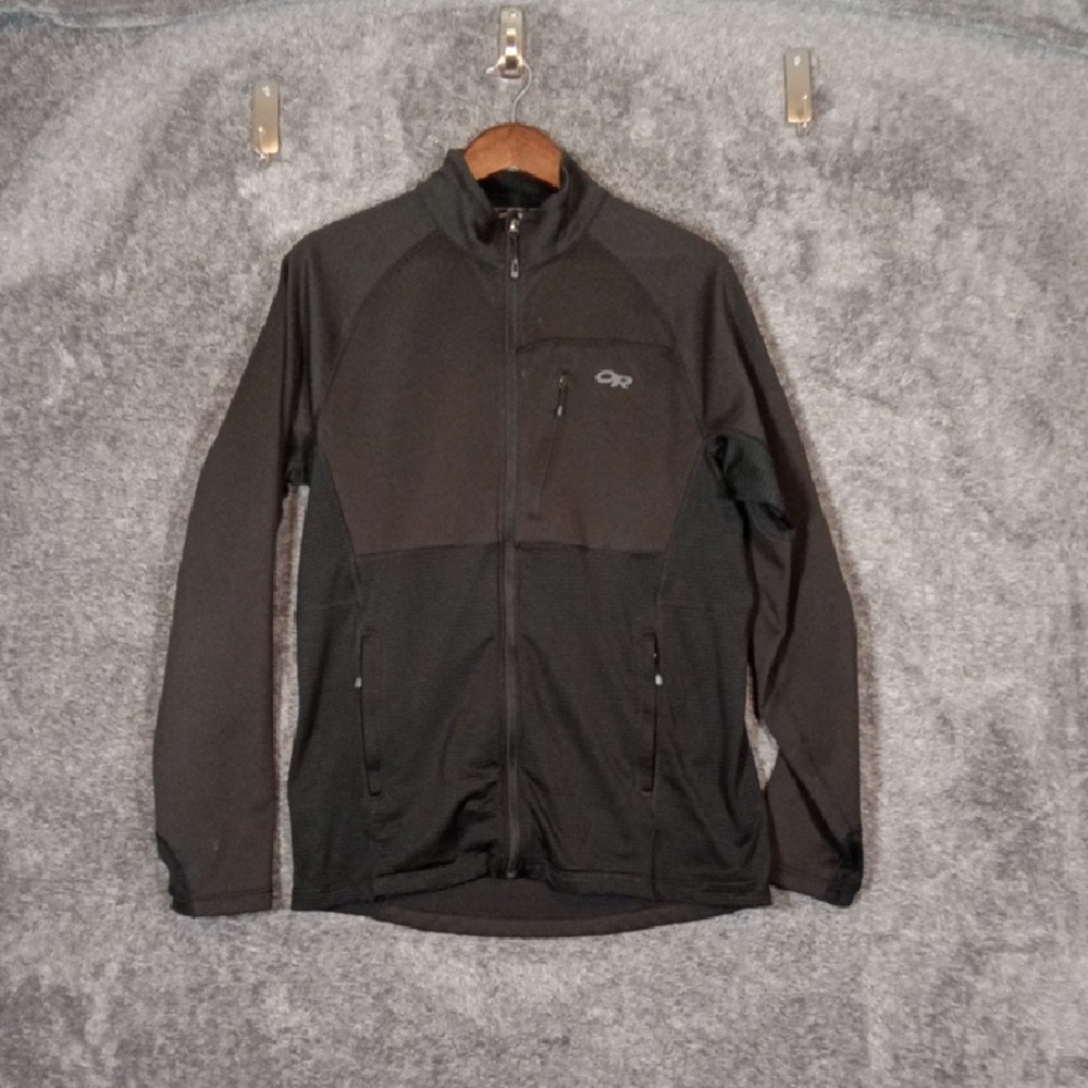 Outdoor Research Mens Vigor Full Zip Jacket  Outdoor Hiking Size Large